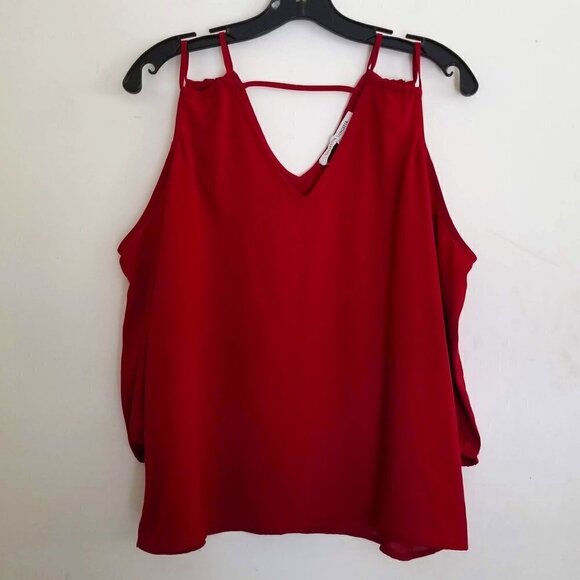 Collective Concept Glenice Cold Shoulder Blouse - Picture 5 of 13